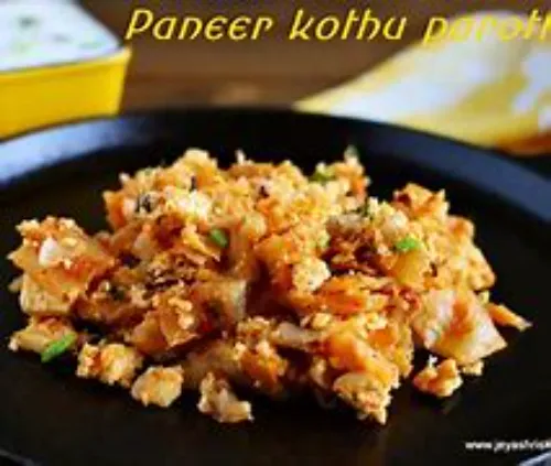 Paneer Kothu Parotta